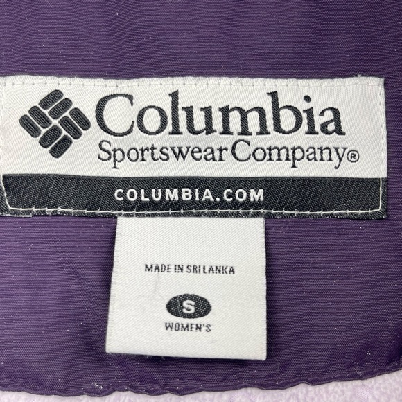 Columbia Full Zip Hooded Coat in Purple Size Small Women's - Picture 8 of 9